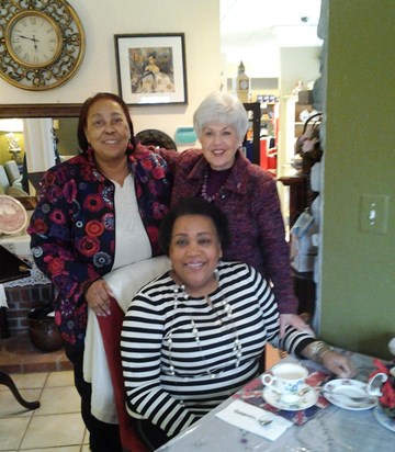Pat, Janene, and Christine at the British Pantry March 1, 2014