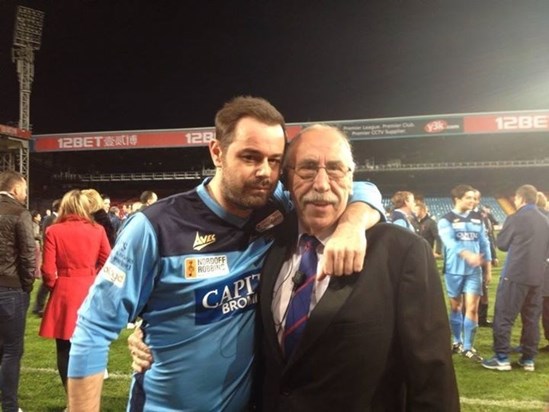 Mingling with the stars - Les & Danny Dyer