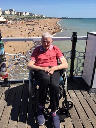 Charlie enjoying Brighton Pier xx