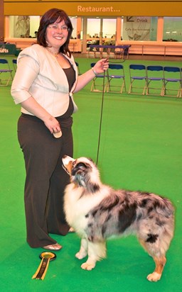 Sarah with her lovely Megan (Sarah was so proud) 