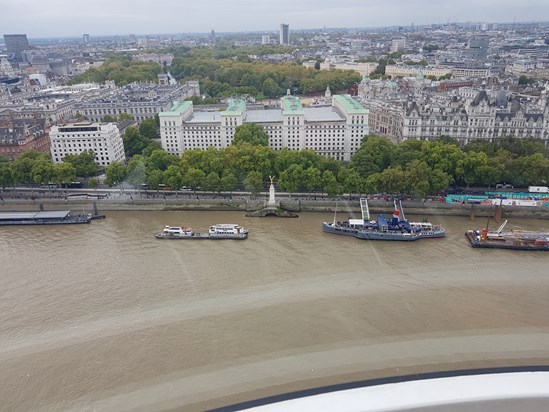 A view from the London eye 