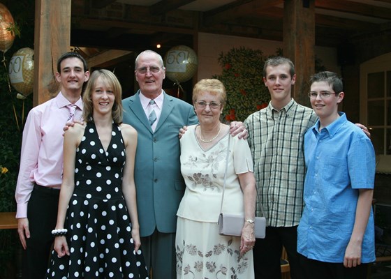 50th Anniversary with the Grandchildren
