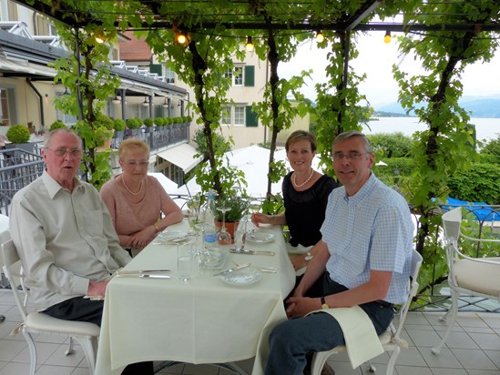 Visiting Nigel and Tina in Switzerland 