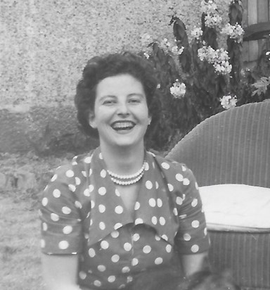 Angela on a trip to the US in 1955