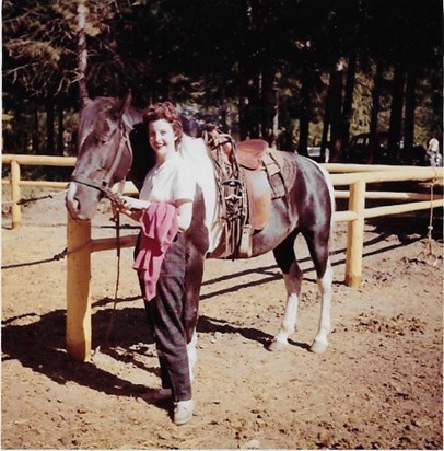horse riding early 50's