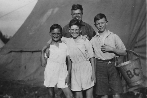 Dad   Boy's Camp 1943   Orderlies