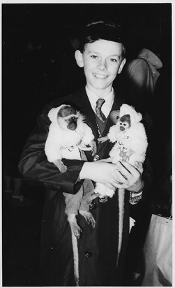 John with monkeys