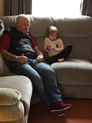 Grandad & Isla in Dartmouth xxx