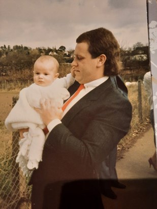 Martin & James at his Christening xxx