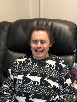 Andrew at Christmas 2018