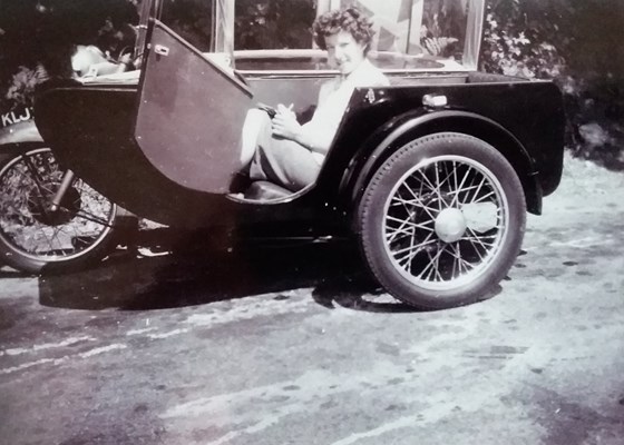 Mum in the family vehicle
