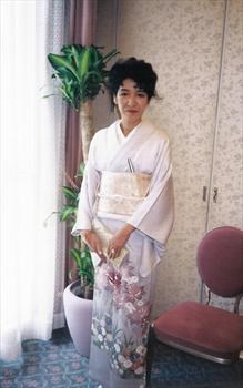 Yasuko in her kimono