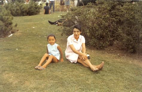 Yasuko and her little daughter Julie