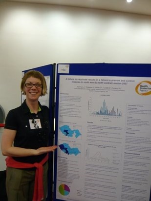 Deborah supported us to win the poster comp!