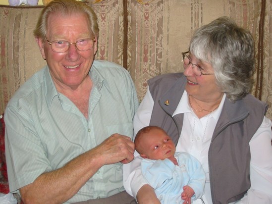 Brian & Pat with baby Jacob (2003)