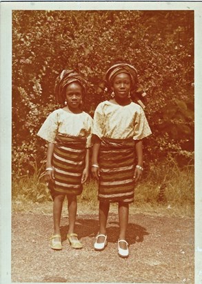 Iyetade and little sister Peyi