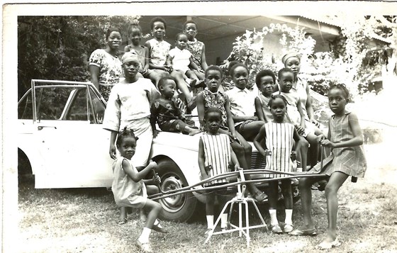 Fun party at home in UI (Iyetade is in the middle row, third from right)