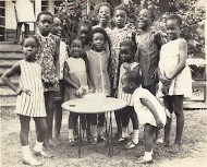 Iyetade with family when young.