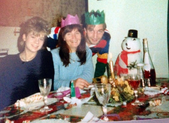 Christmas late 80's with Martin and I xxx