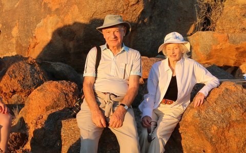 Tad and Ethne in Namibia