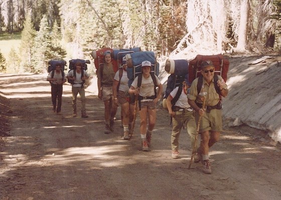 Silver Knapsack 50 Mile Hike (Sierra Nevada Mtns - 1980)