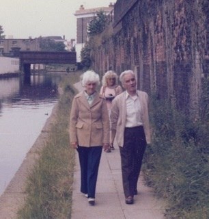 Ann with her Mum and Dad