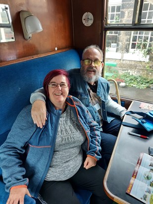 Kathryn&Andrew Steam Train Lancashire