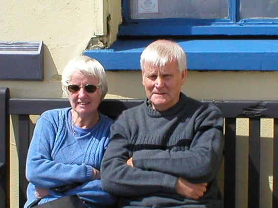 Vera & Peter (my Dad) during our IOM visit July 2006.