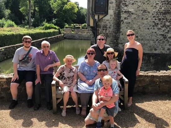 Fabulous Family reunion, Ightham Mote June 2019.