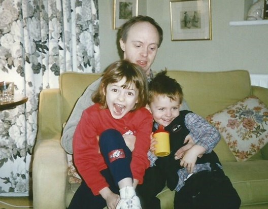 1997 Christmas with Fiona and Liam