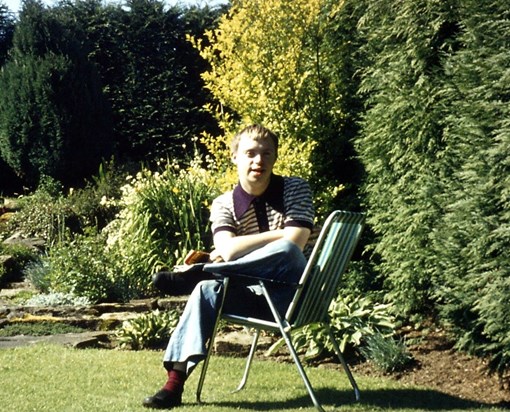 Lal in the garden