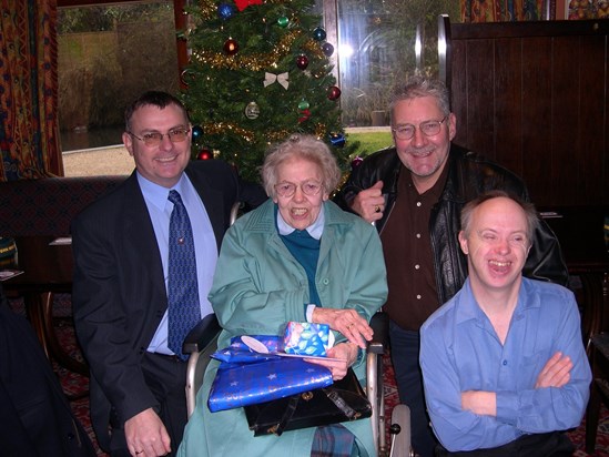 2003 December-Grace's 90th Birthday