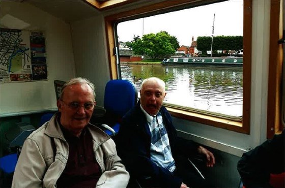 Canal trip with pal Ken