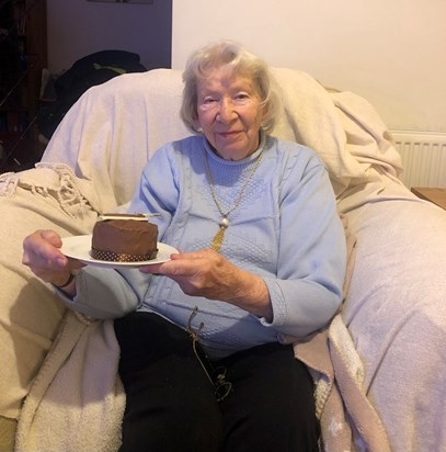 Emily- Gran and her beloved cake x