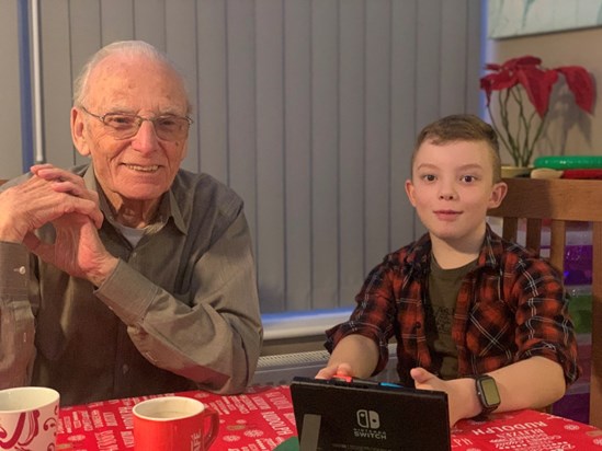 My Grandad & Me…. Love Zac 