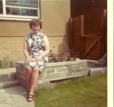 My granny at home in Dechmont