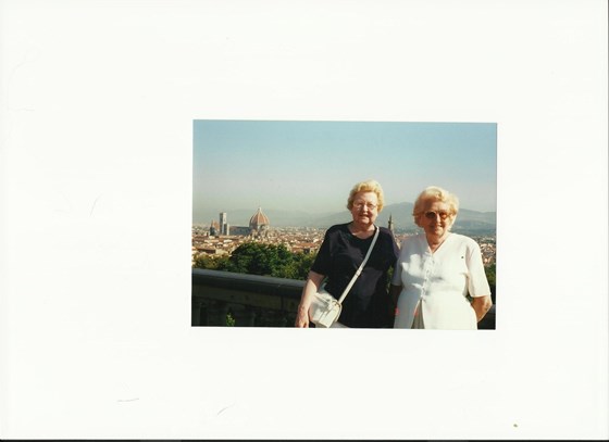 Ivy and Gwen in Assisi, Italy.  A wonderful holiday!