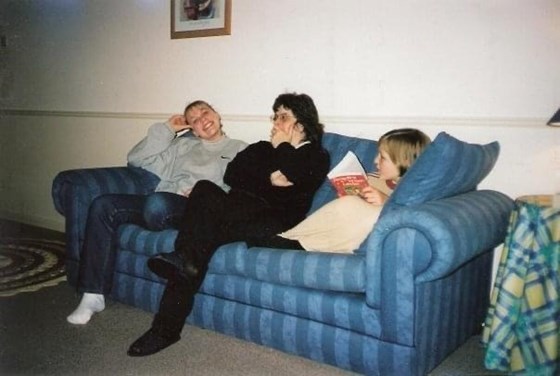 Katy, Jackie, Lucy - Cornwall 1998