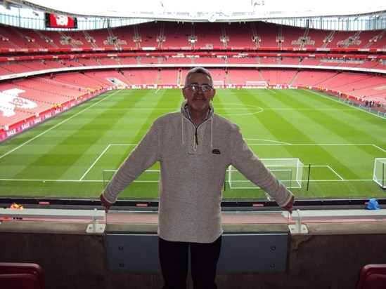 Dad at the Emirates x