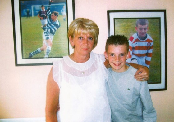 Sean with Gran mcguinness going out to Player of the Year Dance.