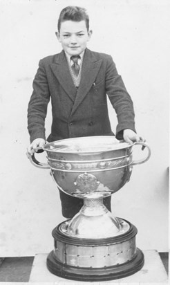 With the Sam Maguire Cup - thanks to Aileen O’Brien for this one 