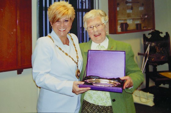 An award for services to the community from Mayor of Seaford, 2010.