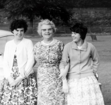 Margaret Mum & Geraldine day out Chester 1961