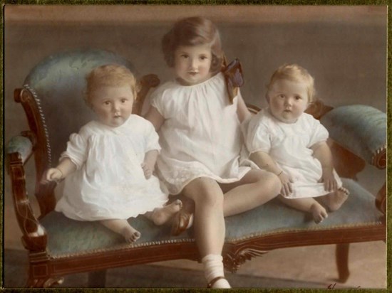 Three Sisters - Barbara and Ann with June