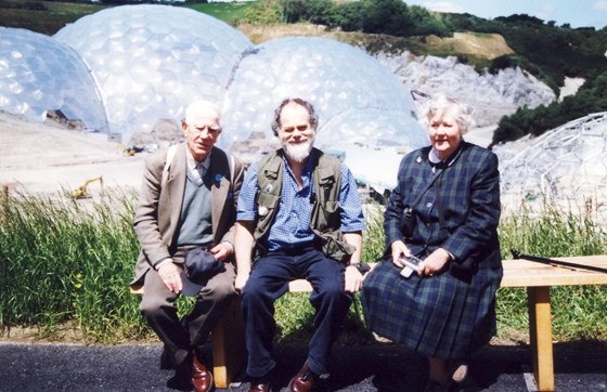 Gordon took Barbara and Dad to the Eden Project in Cornwall for the day. 