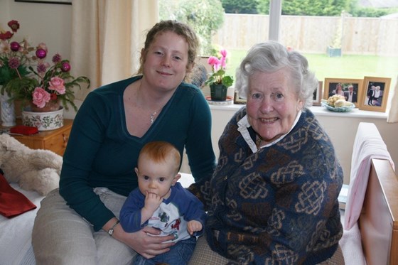 Rebecca West took her son Alexander James West to meet Barbara in her residential home. 2008