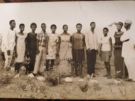 Dr. George, my Dad and some couple of class mates in there ealier days as youths
