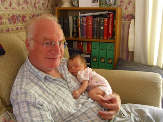 With Grace aged 6 weeks