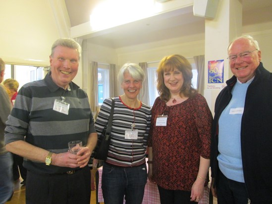 ICN Editors (I-r)  David, Heather Piper, Susan Owen-Thursfield with Philip Robinson