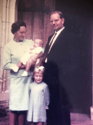 Simon's christening 1967